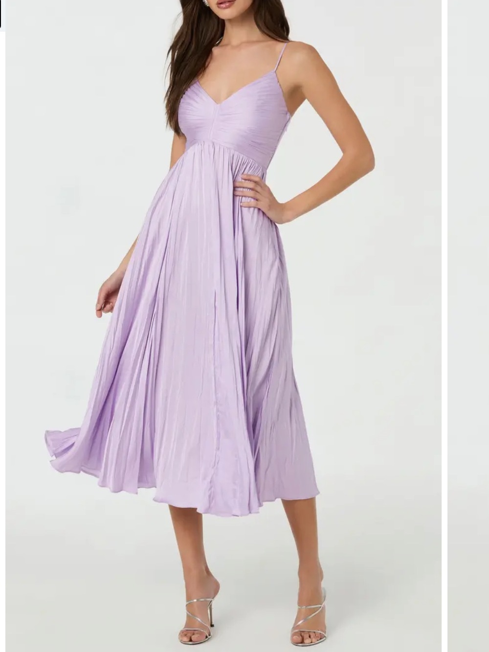 NWOT ASTR the Label Maeve Lilac Midi Dress Size S